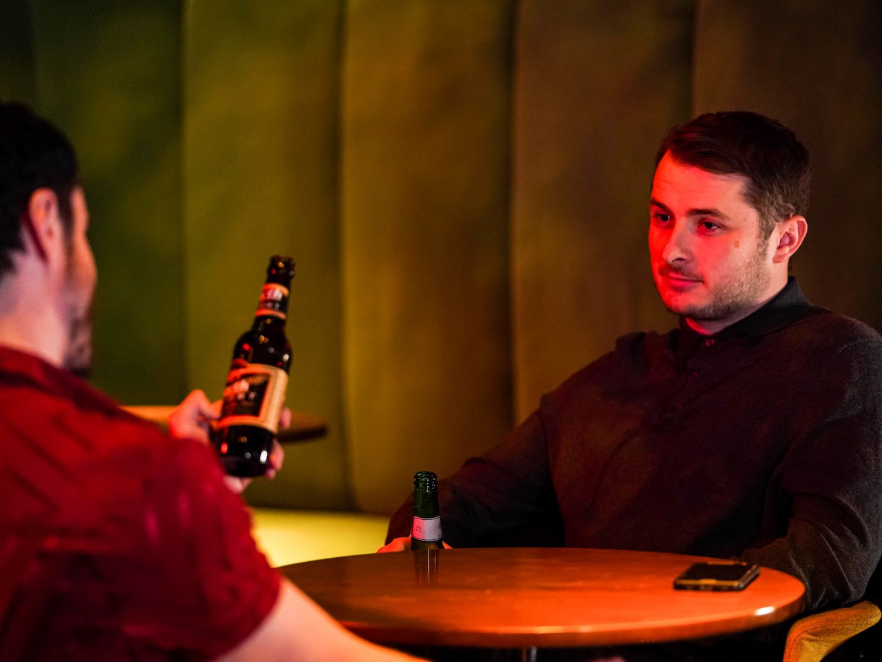 Lewis and Ben on EastEnders on May 12, 2022