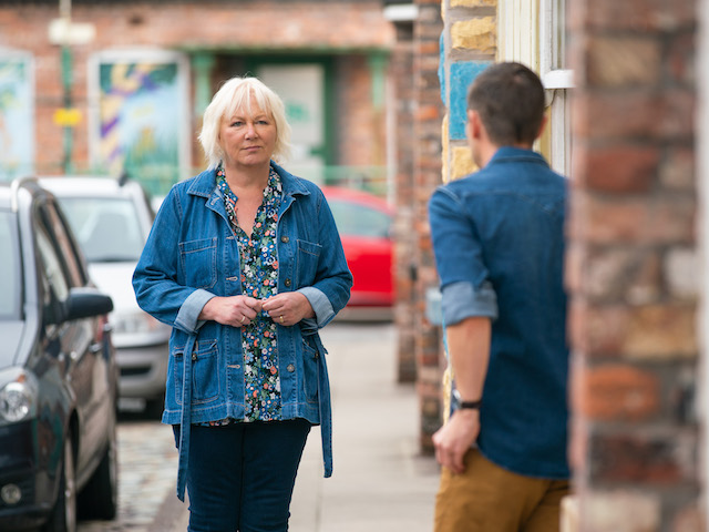 Eileen and Todd on Coronation Street on September 6, 2021
