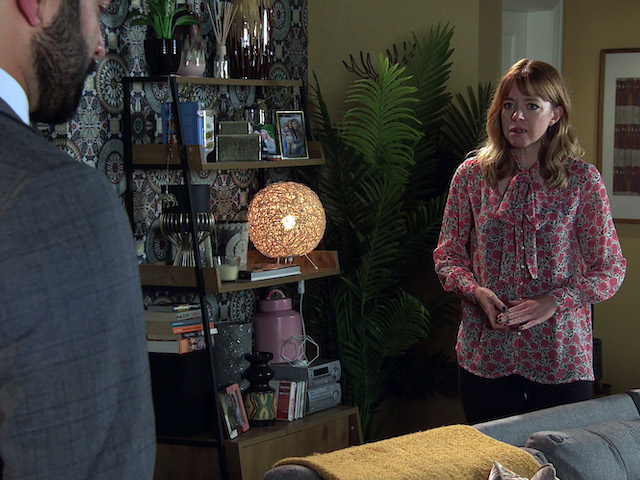 Toyah and Imran on Coronation Street on October 13, 2021