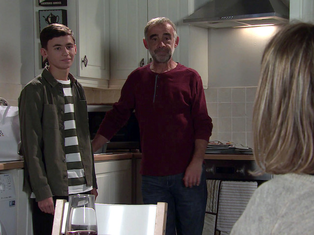 Jack and Kevin on Coronation Street on October 11, 2021