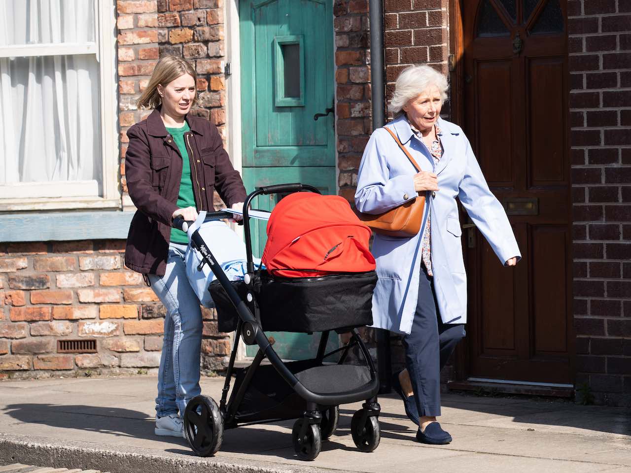 Abi, Wendy and Alfie on Coronation Street on June 20, 2022
