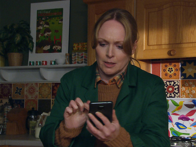 Vanessa on Emmerdale on February 2, 2022