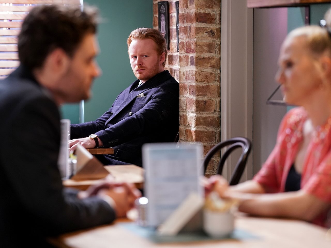 Fraser, Linda and Johnny on EastEnders on August 5, 2024