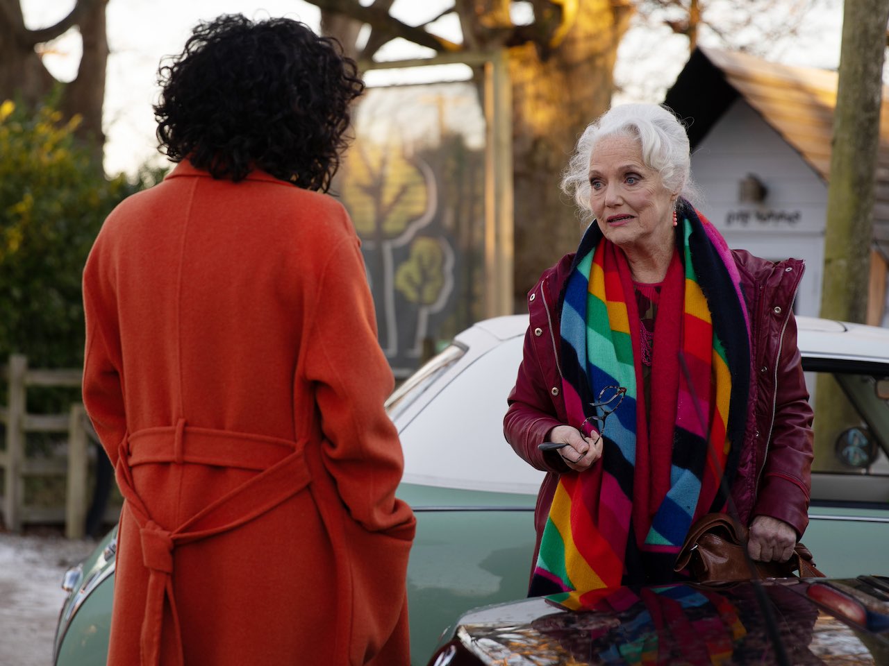 Mary and Suzy on Emmerdale on February 15, 2024
