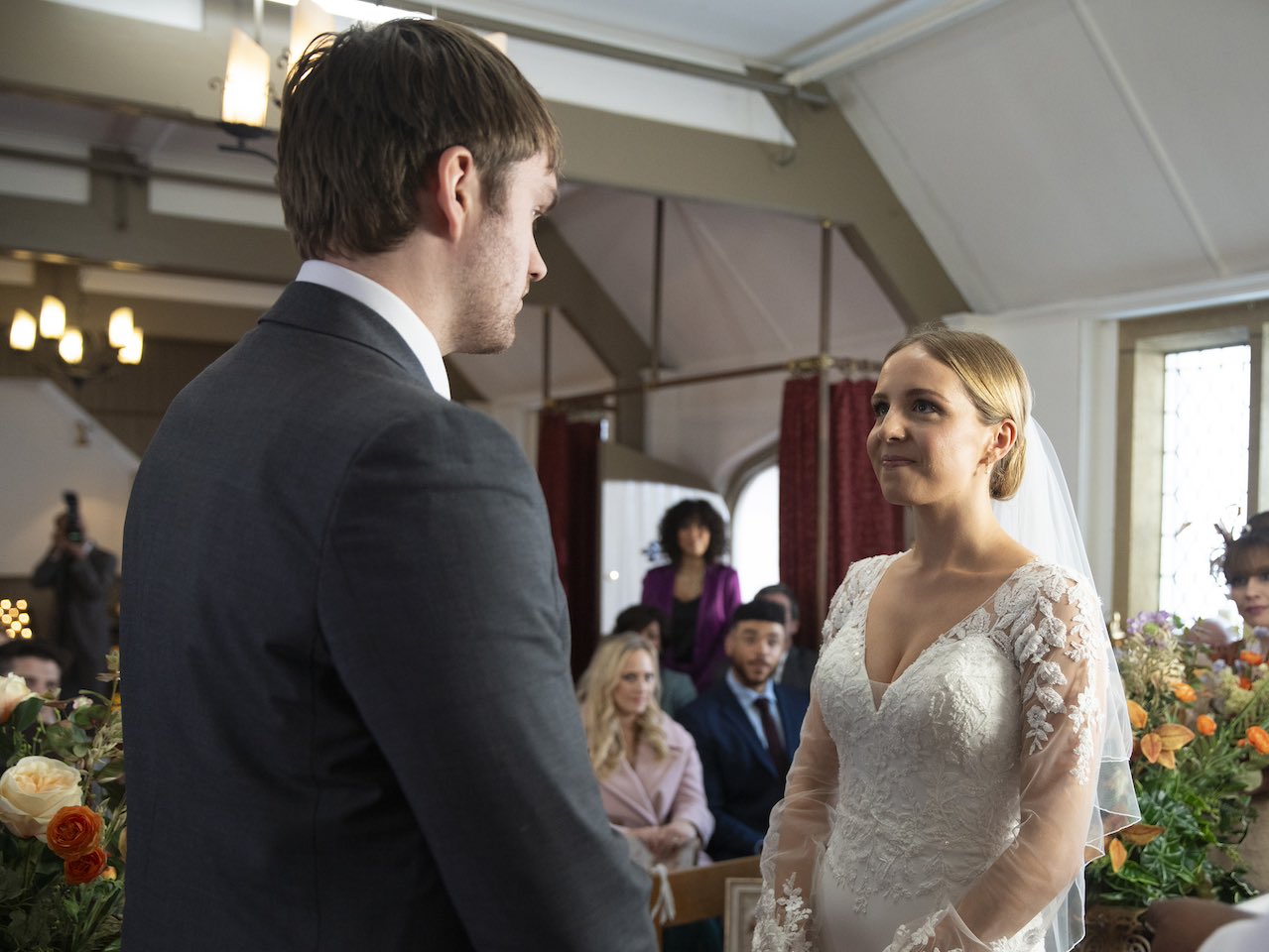 Tom and Belle on Emmerdale on February 15, 2024