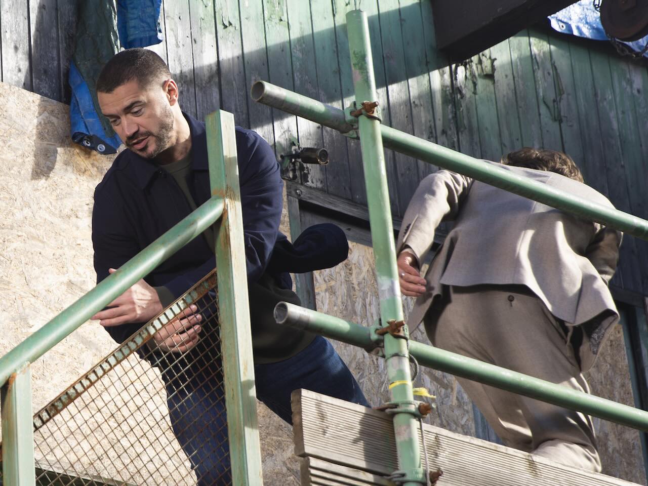 David and Adam on Coronation Street on December 25, 2024