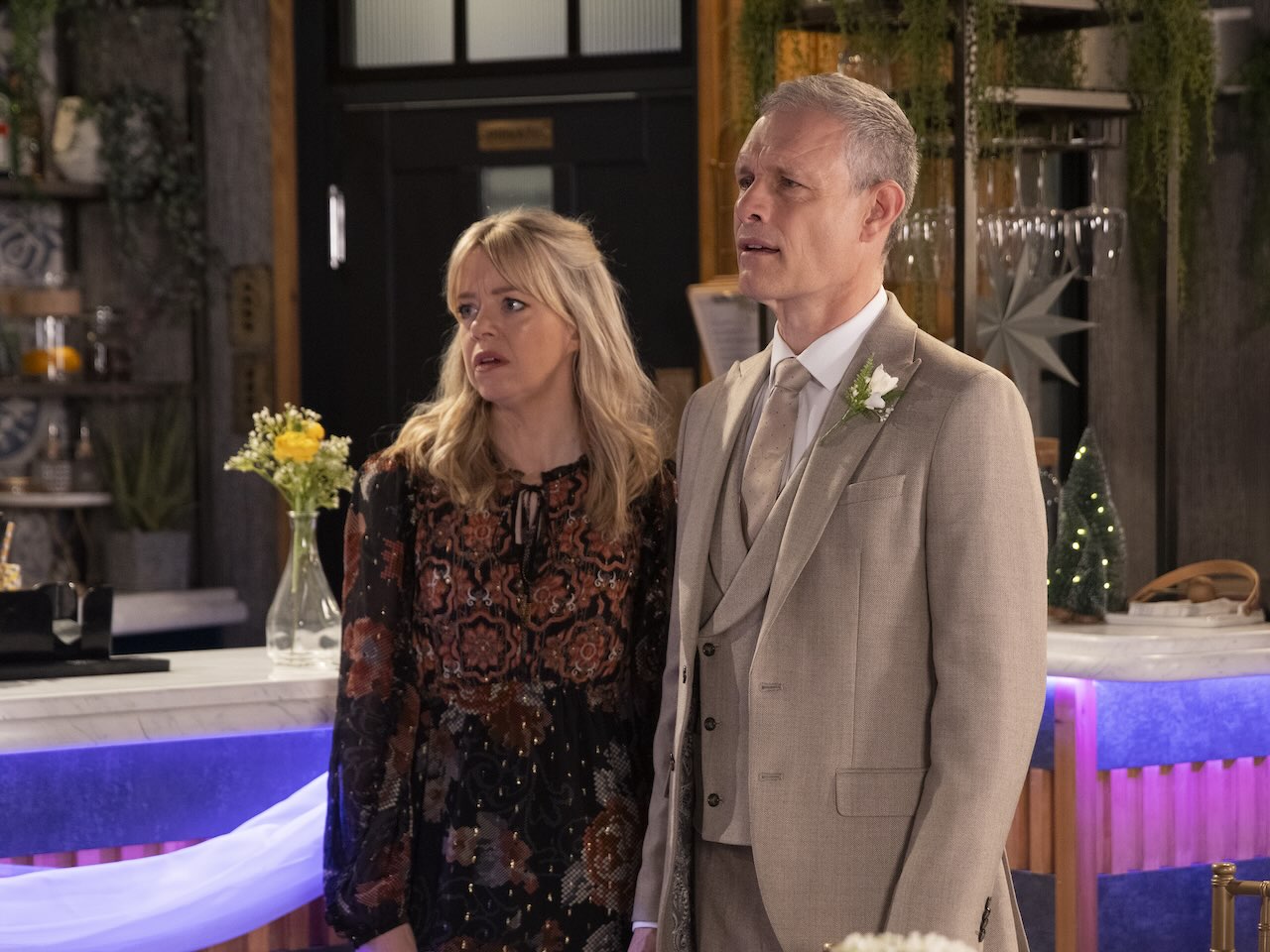 Toyah and Nick on Coronation Street on December 25, 2024