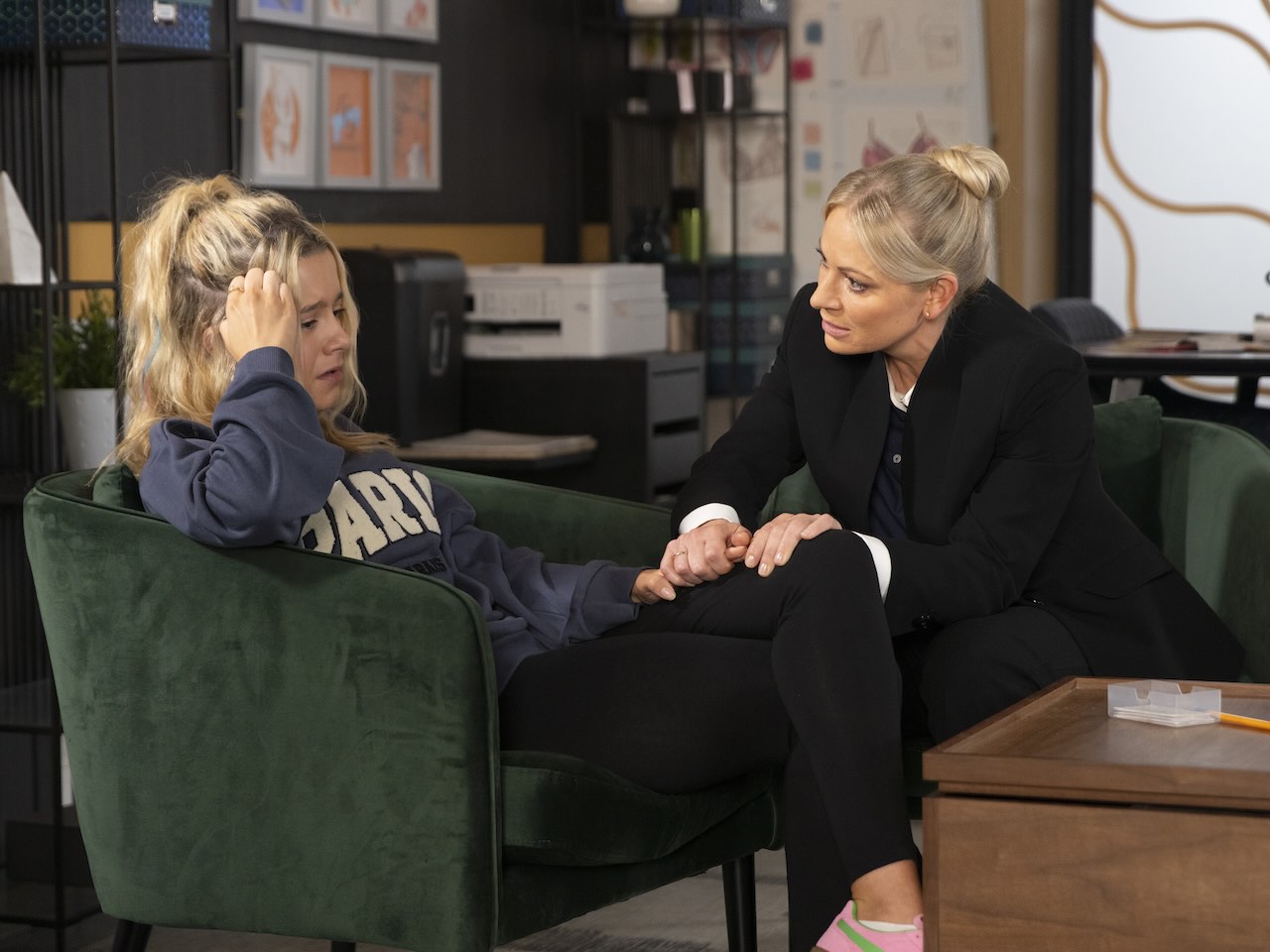 Betsy and Lisa on Coronation Street on September 20, 2024