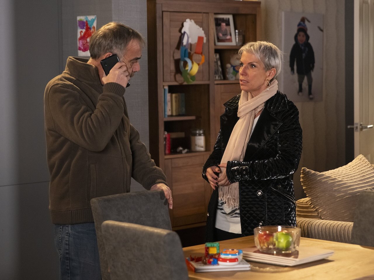 Debbie and Kevin on Coronation Street on February 4, 2025